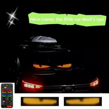 Автомобильный светодиодный знак Bluetooth APP светодиодная матрица пиксельная панель ночник DIY программируемый гибкий светодиодный дисплей для автомобиля грузовик аксессуары