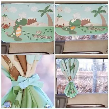 Автомобильный тент, автомобильный чехол, мультяшная пленка для заднего бокового окна, автомобильный тент, козырек, защита от УФ-излучения для детей и малышей U7s5