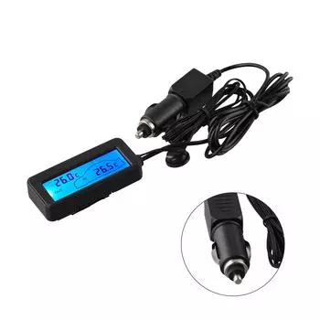 Автомобильный термометр Детекторы Автомобильный подсветка Датчик Измеритель синий