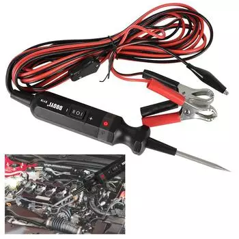Автомобильный тестер цепи для автомобиля, прицепа, автофургона, мотоцикла, грузовика, многофункциональный диагностический инструмент для электрической системы, ручка-щуп, тест напряжения 6-24 В