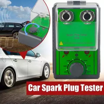 Автомобильный тестер свечей зажигания с регулируемым двухконтактным гнездом для большинства 12-вольтовых бензиновых автомобилей, тестер свечей зажигания H4O8