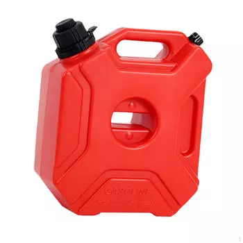 Автомобильный топливный бак 5 л/1,3 галлона для хранения масла и бензина, толстый прочный контейнер для квадроцикла чёрный