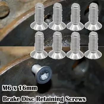 Автомобильный тормозной диск, стопорные винты, болт с потайной головкой для Aud Q7 4M 4L 2006-2011 2012 2013 2014 2015 2016 2017 2018 2019 2020 8PCS