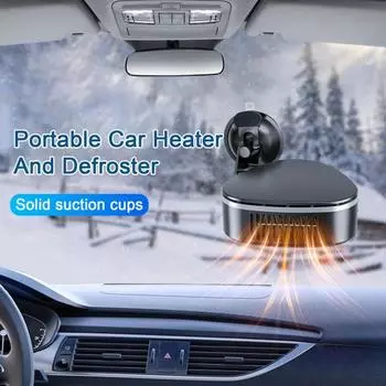 Автомобильный треугольный обогреватель, всесезонный двойной функциональный электрический обогреватель для размораживания, для обогрева от запотевания Dc12v B