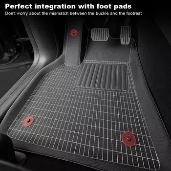 Автомобильный универсальный коврик противоскользящий фиксатор ручки двухслойные фиксированные зажимы набор зажимов для фиксации коврика фиксатор пряжки инструменты для салона автомобиля