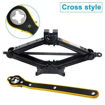 Автомобильный универсальный кривошипный рычаг для небольшого автомобиля, аксессуары с автомобильными инструментами, рычаг домкрата, гаечный ключ, облегчающий труд