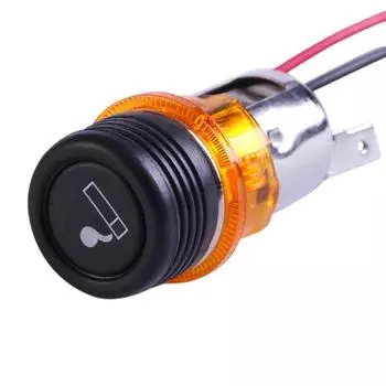 Автомобильный универсальный прикуриватель 12 В 120 Вт практичный безопасный прочный модный мотоциклетный авто лодочный разъем питания красный