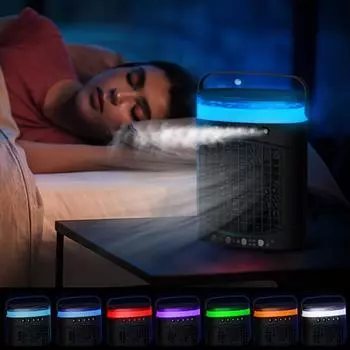 Автомобильный USB настольный воздушный охладитель вентилятор компактная система охлаждения распыления увлажнения для студенческих общежитий комнат офисов тихая работа