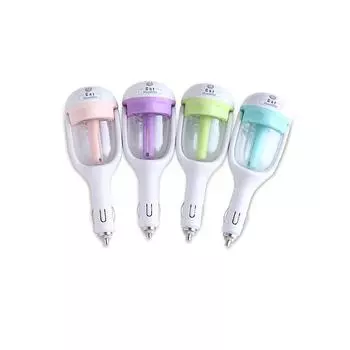 Автомобильный увлажнитель воздуха, освежитель воздуха, ультразвуковой ароматизатор, автомобильный очиститель, мини-диффузор эфирного масла, туман синий