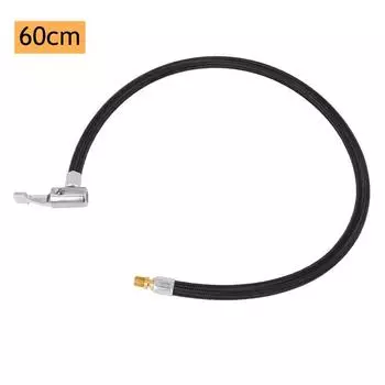 Автомобильный велосипед мотоциклетный шланг для накачки воздуха, надувной насос, удлинительная трубка, адаптер для быстрой накачки, блокирующий воздушный патрон 10CM чёрный