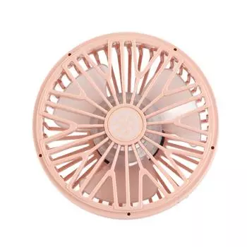 Автомобильный вентилятор 5 В Электрический вентилятор для циркуляции воздуха USB-разъем Вращение на 360 градусов Портативный вентилятор для розовый