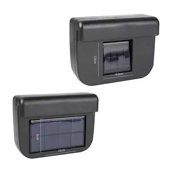 Автомобильный вентилятор на солнечной энергии, вытяжной вентилятор, 60 Вт, мощные регулируемые солнечные панели, циркуляция воздуха small