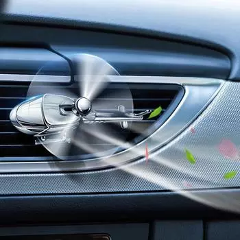 Автомобильный вертолетный освежитель воздуха для женщин, мужчин, детских духов, как украшение для автомобиля, аксессуары для салона автомобиля, автомобильный диффузор, масло, вращающееся серебряный