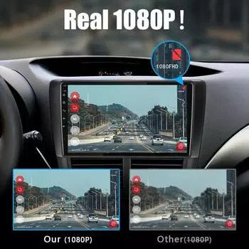 Автомобильный видеорегистратор 1080P Dash Cam для автомобилей WIFI Видеорегистратор Android Мультимедиа Автомобильная камера ADAS для Android Auto Black box Car Assecories