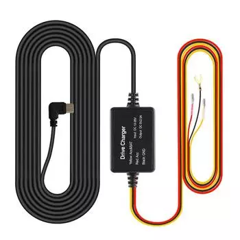 Автомобильный видеорегистратор HardWire Kit USB/Micro/Type-C Hardwire Kit для DashCam Hardwire Kit Cam Hardwire Kit Dash Cam Hardwire 12V-24V