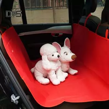 Автомобильный водонепроницаемый чехол для заднего сиденья для домашних животных, защитный коврик для заднего сиденья, аксессуары для путешествий чёрный