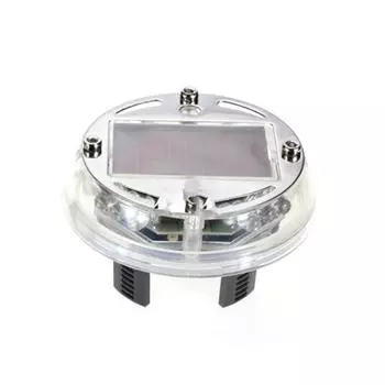 Автомобильный водонепроницаемый солнечный светодиодный светильник на колесах с красочными шинами, автомобильный аксессуар