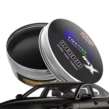 Автомобильный воск для ухода за краской, водостойкий уход, ремонт царапин, стайлинг автомобиля, кристально твердый черный автомобильный воск, полироль, средство для удаления царапин и пятен, универсальный чёрный