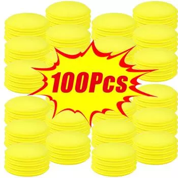 Автомобильный восковой пенный полировальный губки аппликатор для мытья деталей восковые мягкие губки чистящие принадлежности инструмент для удаления пыли с автомобиля