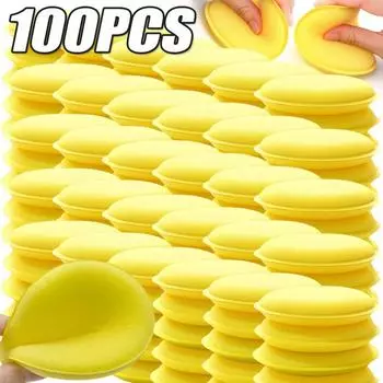 Автомобильный восковой пенный полировальный губки аппликатор для мытья деталей восковые мягкие губки чистящие принадлежности инструмент для удаления пыли с автомобиля