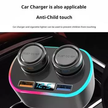 Автомобильный воспламенитель, пылезащитный противоударный разъем, водонепроницаемый автомобильный сплав, пылезарядный порт, декоративная крышка серебряный