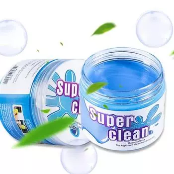 Автомобильный воздуховод, компьютерная клавиатура, удаление пыли, грязь, мягкий гель, инструмент для очистки грязи синий