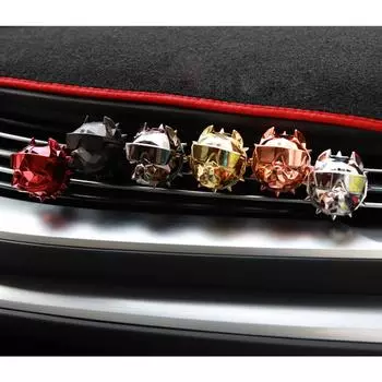 Автомобильный воздуховод, зажим для духов, освежитель воздуха, зажим для духов, интерьерный парфюм, аромат, аромат бульдога серебряный