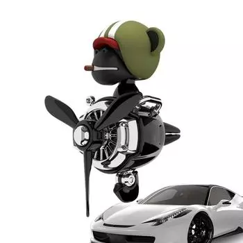 Автомобильный воздуховыпускной патрубок Духи Более длительный аромат Форма пропеллера Ароматизаторы для автомобиля Освежитель воздуха Натуральная автомобильная ароматерапия Ароматы для автомобиля красный