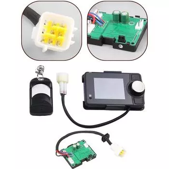 Автомобильный воздушный дизельный обогреватель, ЖК-переключатель, контроллер парковки, пульт дистанционного управления + материнская плата