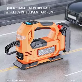 Автомобильный воздушный насос Интеллектуальный цифровой дисплей Электрический автомобильный воздушный насос Автомобильный воздушный насос Автомобильный шинный воздушный насос
