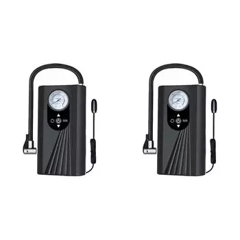 Автомобильный воздушный насос перезаряжаемый 150PSI электрический воздушный компрессор цифровой надувной насос