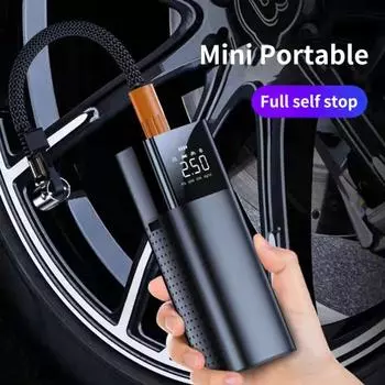 Автомобильный воздушный насос V8, аккумуляторная светодиодная лампа с USB-подсветкой, малошумный ЖК-экран, длительный режим работы