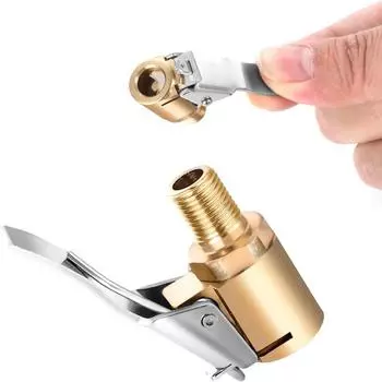 Автомобильный воздушный патрон для накачивания шин, клапанный соединитель, зажимной адаптер, автомобильный латунный клапан для шин и колес 8 мм для накачивания насосов