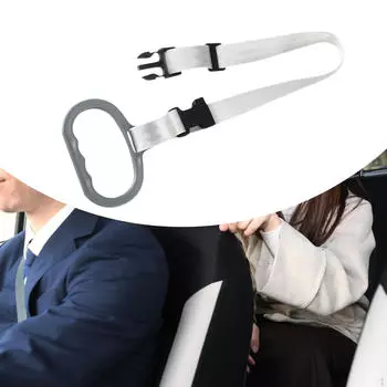 Автомобильный вспомогательный поручень для салона автомобиля Простая установка Практичная регулируемая длина Транспортное средство серый