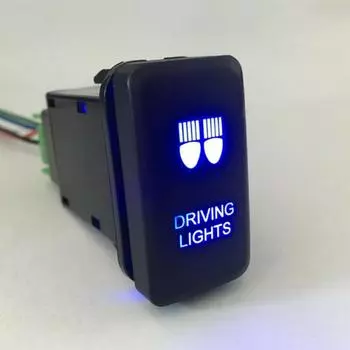 Автомобильный выключатель питания светодиодная панель освещения кнопка включения-выключения одинарная кнопка включения-выключения для Toyota для Tacoma FJ Cruiser для Highlander