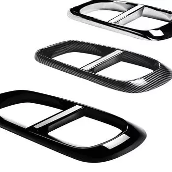 Автомобильный задний глушитель выхлопной трубы крышка выхлопной трубы для Mercedes Benz E-Class W214 2025+ E260 300 AMG 1 пара задняя часть выхлопной трубы рамка отделка