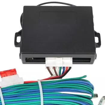 Автомобильный замок с 4-дверным приводом замка, универсальная система бесключевого доступа, комплект дистанционного управления для блокировки чёрный