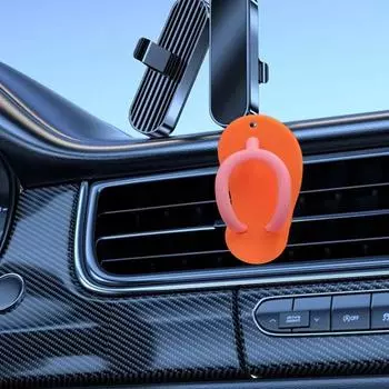 Автомобильный зажим для ароматерапии, флип-флип, аромат, креативная форма, шлепки, вентиляционное отверстие, автомобильный воздушный зажим, автомобиль зелёный