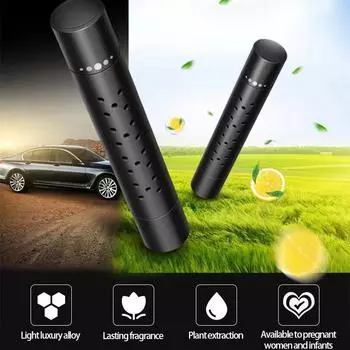 Автомобильный зажим для ароматизаторов, цилиндрический эфирное масло, автомобильный диффузор, зажим для вентиляции с ароматическими палочками, аксессуары для салона автомобиля 1diffuser 5sticks
