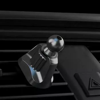 Автомобильный зажим с шаровой головкой 17 мм, крепление на вентиляционное отверстие, автомобильный держатель для телефона, кронштейн, гравитационная подставка, адаптер для автомобильного зарядного устройства, магнитный кронштейн, держатели, поддержка
