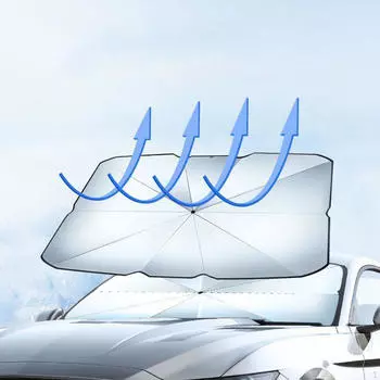 Автомобильный зонт на лобовое стекло, отражающий приборную панель, складная теплоизоляционная защита для седана грузовика Car General