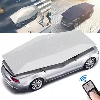 Автомобильный зонт, полностью автоматический тент, палатка, автоматический умный изолированный чехол, наружный водонепроницаемый складной тент, солнцезащитный козырек, автомобильная палатка 4.2M