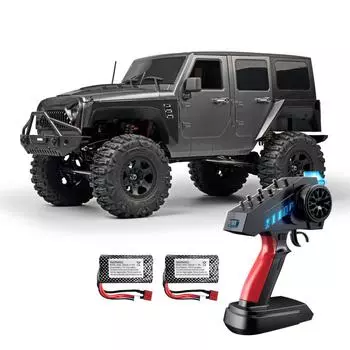 Автомобиль с дистанционным управлением, 1:10-масштабный перезаряжаемый гусеничный пульт дистанционного управления для детей и взрослых 2,4G 4WD Remote 2 Battery