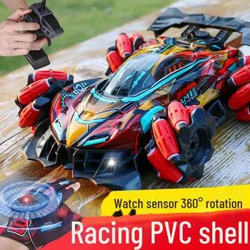 Автомобиль с дистанционным управлением и датчиком жестов 4WD: Гонки по бездорожью и деформационные игрушки для детей 1 Battery, 45 min + Remote Battery