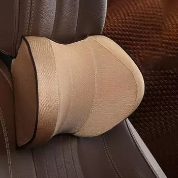 Автомобиль U-образный медленный подголовник с памятью 3D Функциональная хлопковая подушка для головы с отскоком шеи чёрный