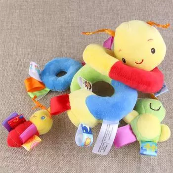 Автомобиль Висячая погремушка СпиральНая обертка Погремушка Игрушка Детская токарный станок Кровать Висячая кровать Обертывание Дети Комфорт Игрушка с колокольчиком 1set