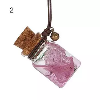 Автомобили Автозапчасти Масло Эфирный Воздух Бутылка Пустой Освежитель Висит Орнамент Духи Автомобиль Цветок Сухой 2#