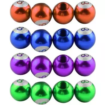 Автомобили автозапчасти мотоцикл велосипед шины колеса круглые шины шток воздушного клапана шар 4 шт. 8 колпачков с номерами красный