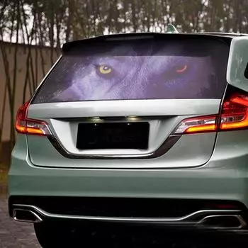 Автомобили автозапчасти водостойкая солнцезащитная наклейка наклейка заднее украшение лобовое стекло ужас автомобиль автомобиль 7