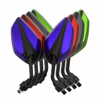 Автомобили автозапчасти зеркало боковое Suzuki для мотоцикла H-onda Yamah Kawasaki заднего вида 1 10 мм пара зелёный